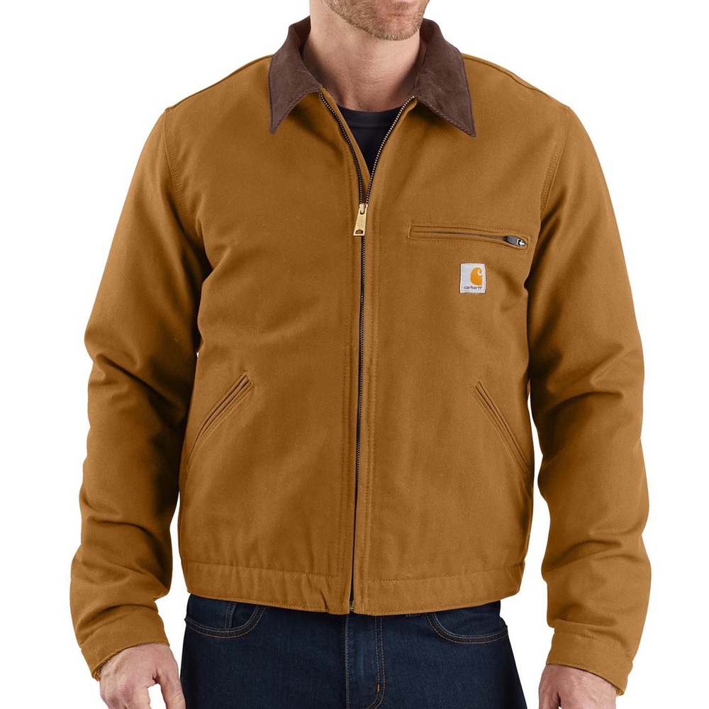 NWT Carhartt Men's Duck Blanket Detroit Jacket#103828-BRN Sz 2XL